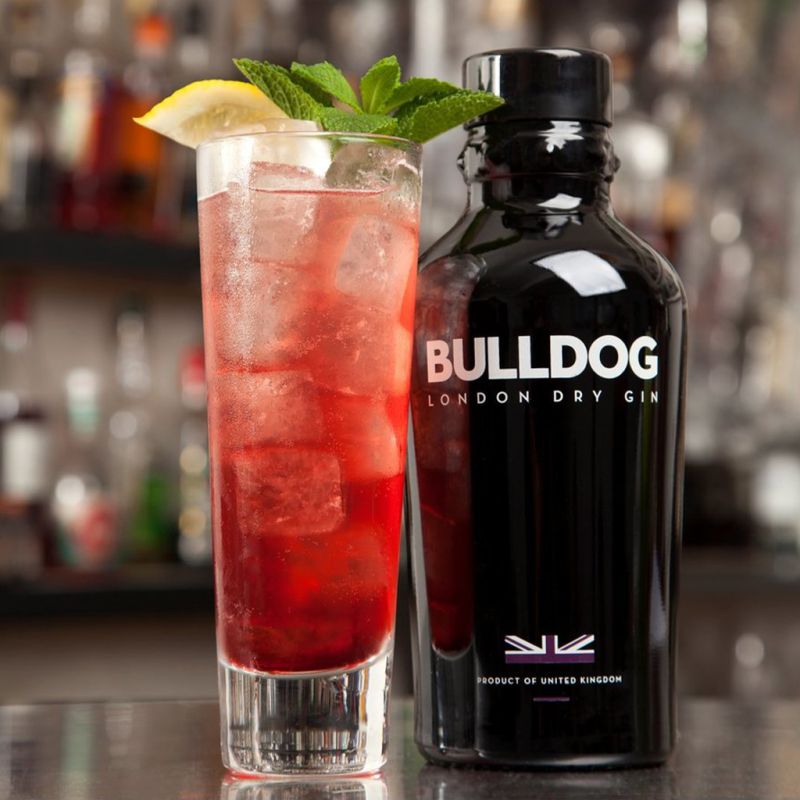 Botella de Gin Bulldog