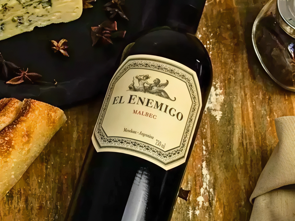 Botella de vino El Enemigo